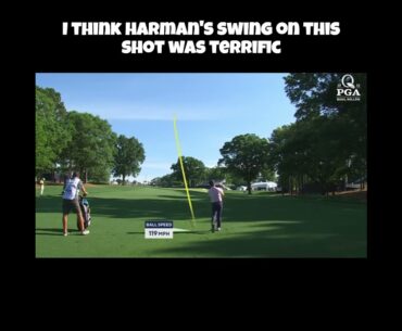 Brian Harman Hits Terrific Shot! #golf #brianharman #pgatour