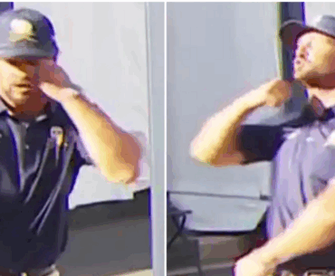 Bryson DeChambeau appears to punch himself repeatedly after struggling at PGA Championship