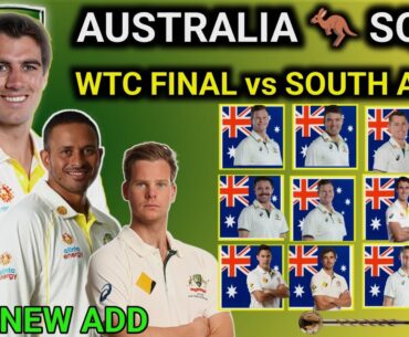 Australia Test Squad vs South Africa | WTC Final 2025 | Aus vs SA Final