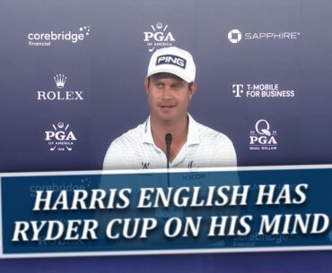 Harris English Finishes T-2nd At PGA Championship; Ryder Cup On His Mind