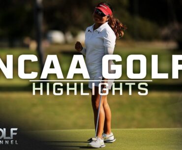 NCAA Golf Highlights: 2025 Women's Team Match Play, Semifinals | Golf Channel