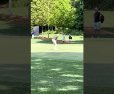 Tony Finau from the fairway on No. 12 at the 2025 PGA Championship #shorts #live #golf