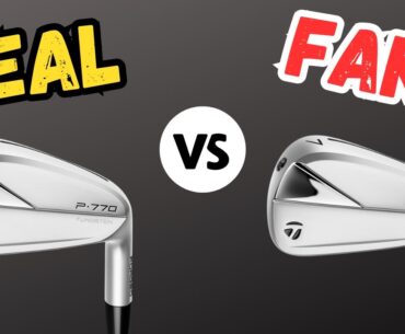 FAKE AliExpress TaylorMade P770 Irons vs REAL | Head to Head