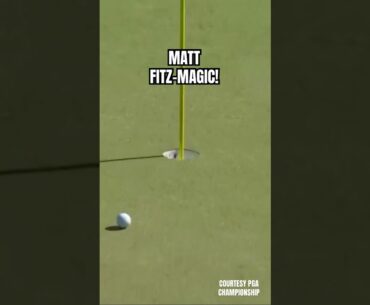 Chip-in Eagle for Matt Fitzpatrick! #pga #pgachampionship #golf #golfswing #golfnetwork