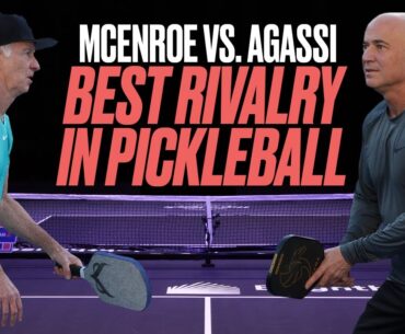 Agassi vs. McEnroe THE BEST MATCH in Pickleball