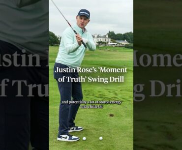 Here's how Justin Rose sets himself up for solid contact. 💯