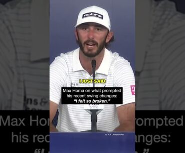 Max Homa: "I felt so broken" #shorts #pga #pgachampionship
