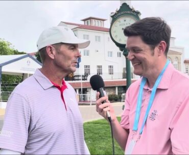 Gary Woodland’s caddie Brennan Little talks playing in Senior PGA Championship