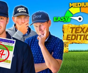 3 Pro Golfers Play Easiest Course in Texas