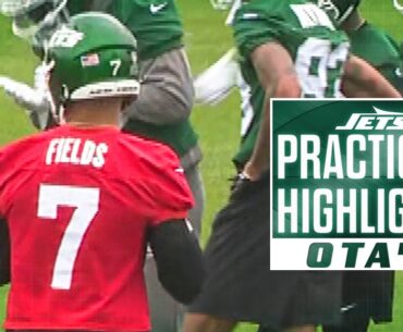 Jets OTA Highlights | Justin Fields, Garrett Wilson | 5/21/25