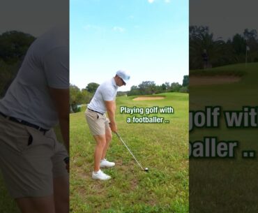 Playing golf with a footballer 😂 🙈 #golf #football #fail