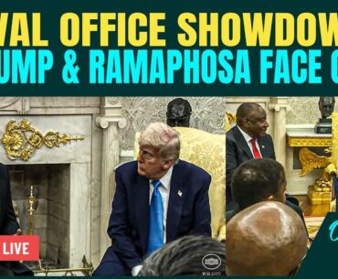 LIVE: Donald Trump and Cyril Ramaphosa’s Historic Meeting at White House – Tensions, Golfers, Israel