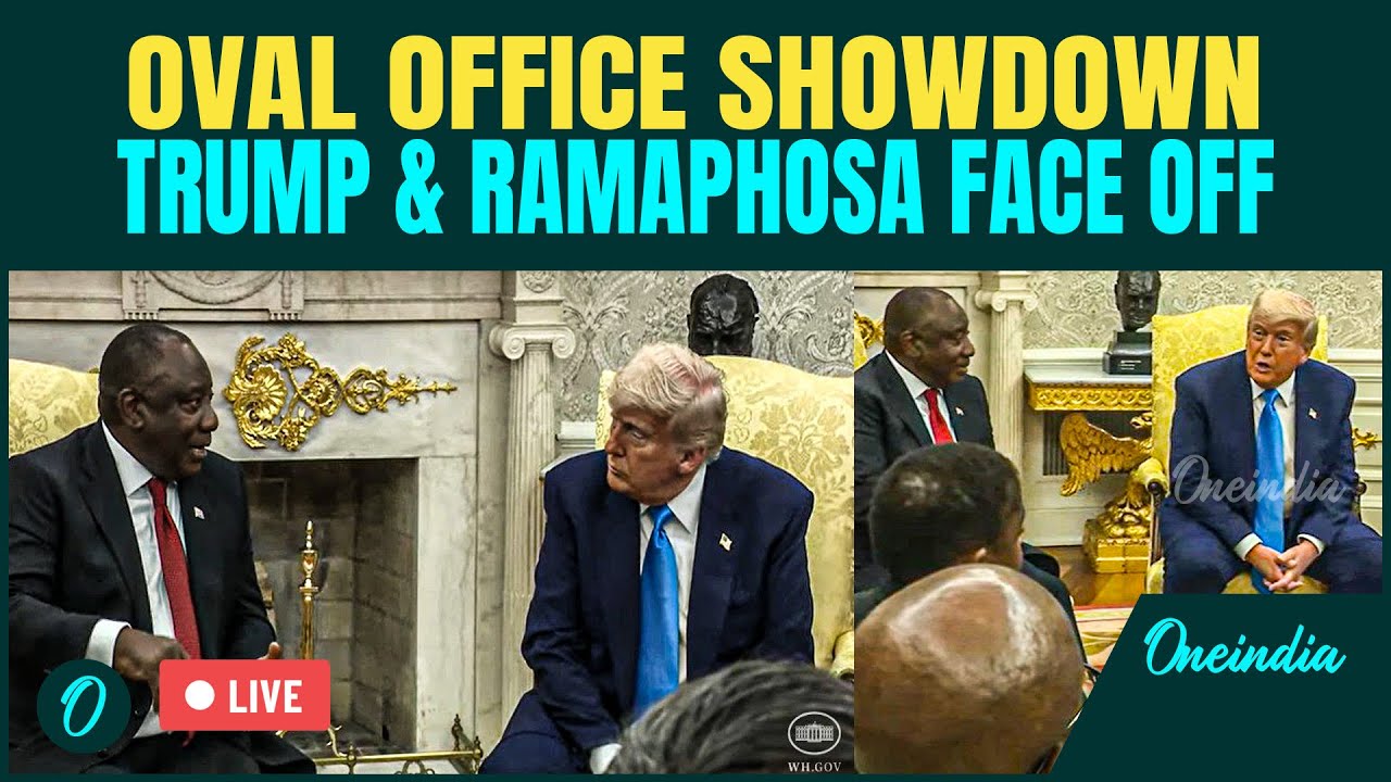 LIVE: Donald Trump and Cyril Ramaphosa’s Historic Meeting at White House – Tensions, Golfers, Israel LIVE: Donald Trump and Cyril Ramaphosa’s Historic Meeting at White House – Tensions, Golfers, Israel