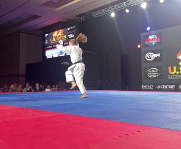 Averi Presley 14-17 Girls Traditional Weapons ISKA World Championship - U.S. Open 2024