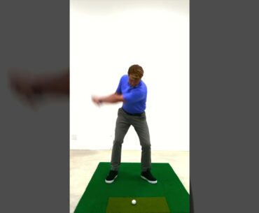 7 Iron Launch Angle Ball Position | Solid Contact #golf #swing #7iron #squaretosquare #consistent