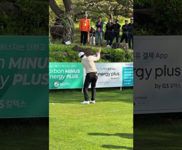 (3명)프로들의 티샷 전 스윙체크 #Gaganjeet BHULLAR #이규민 #김승혁 #드라이버 #슬로우모션 #golfswing #koreagolf