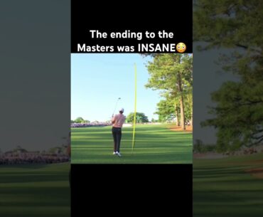 What an ending😮‍💨 #rorymcilroy #justinrose #golf #masters #zingersports