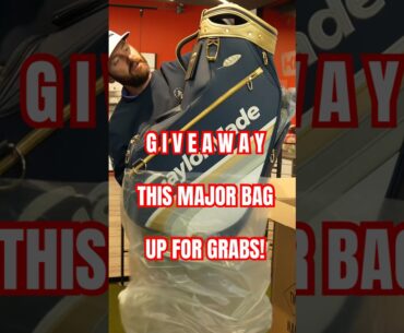 GIVEAWAY USPGA MAJOR GOLF BAG #subscribe #shorts #giveaway