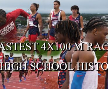 Fastest High School 4x100m Race EVER?! UIL Texas 6A Boys 4x100m Behind The Scenes