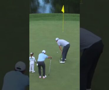 Rory McIlroy & Jordan Spieth children & Terry give Masters Highlights (Kids) #youtubeshorts #shorts