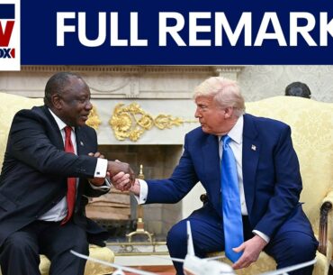 Tense meeting between Trump and South African President Ramaphosa, "Genocide" accusations