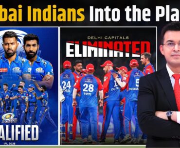 MI vs DC : Mumbai become final team to qualify for IPL 2025 playoffs after thrashing DC by 59 runs.