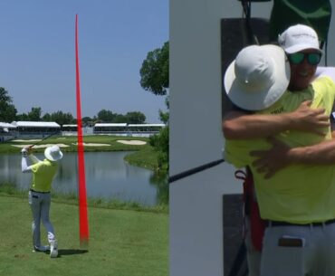 Joel Dahmen’s AMAZING hole-in-one at Charles Schwab