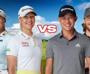 We challenged the BEST golfers in the world to a putting contest
