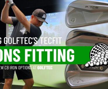 MY GOLFTEC IRON FIT! - BATTLE OF THE CAVITY BACK IRONS