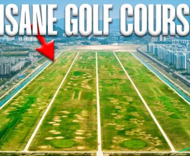 I play the WEIRDEST Golf Course in the World! (Runway-Style Course)