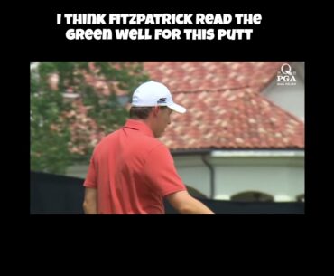 Matt Fitzpatrick Makes Amazing Putt! #golf #mattfitzpatrick #pgatour