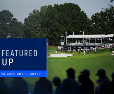 LIVE | DeChambeau, Hovland, Woodland | Featured Group 4 AM | Round 2 | 2025 PGA Championship
