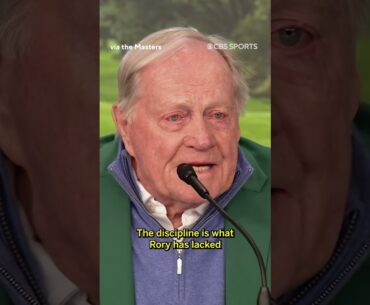 Jack Nicklaus on his discussion with Rory McIlroy ahead of The Masters #golf #shorts