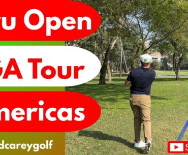 PGA Tour Americas: Peru Open 18 Hole Practice Round. Irish Golfer David Carey.