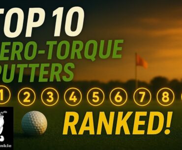 My TOP 10 Zero-Torque Putters Ranked!