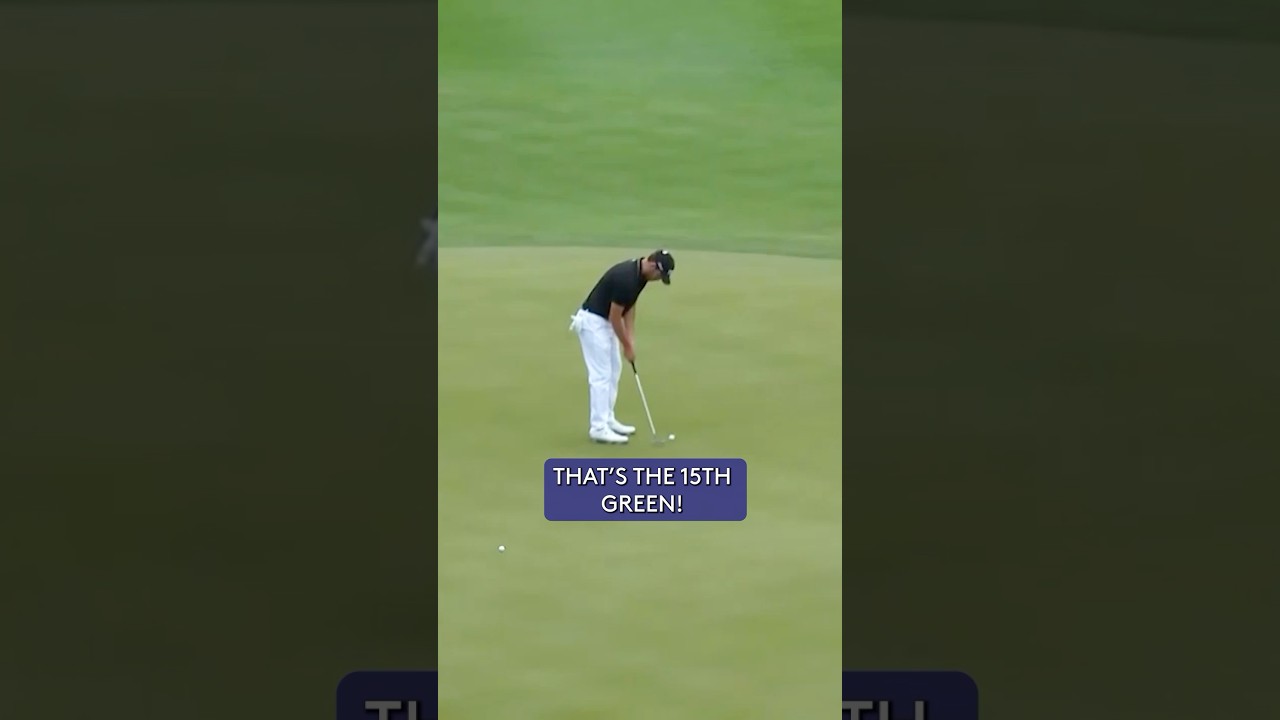 Jordan Spieth drives WRONG green 👀 Jordan Spieth drives WRONG green 👀
