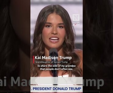 Kai Madison Trump Makes Surprise Speech