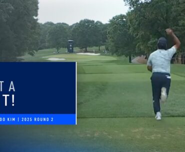 Longest Hole-In-One in Major Championship History! | Si Woo Kim - 252 Yards | 2025 PGA Championship