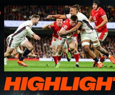 WALES v ENGLAND | 2025 GUINNESS MEN'S SIX NATIONS | RUGBY HIGHLIGHTS