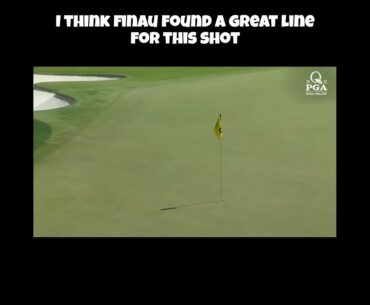 Tony Finau Hits Unbelievable Iron Shot! #golf #tonyfinau #pgatour