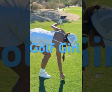 Just a girl who loves golf & a dress with shorts attached 😂 #golfgirls #golfshorts