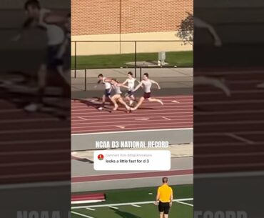 39.53 For UW-La Crosse Men’s 4x100m Relay Team 🔥