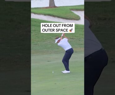 This shot was out of this world 🌎  #golf #LIVGolf