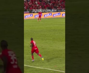 Debut del Delantero Kevin Angulo #americadecali #futbol #unidadescarlata #américadecali