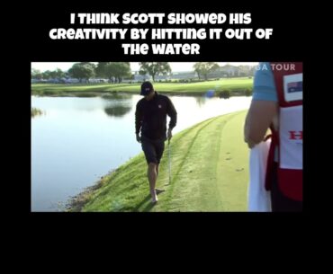 Adam Scott Saves Par Spectacularly! #golf #adamscott #pgatour