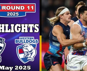 Geelong Cats vs Western Bulldogs Full Game Highlights | Round 11, 2025 AFL