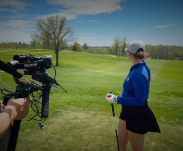 A round with Brandon Lewis & the Marshalltown Girls Golf Team