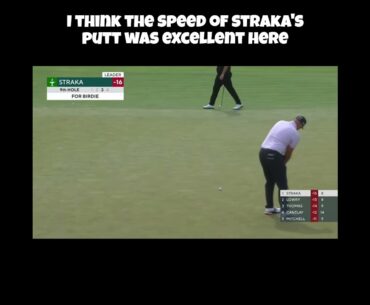 Sepp Straka Makes Fantastic Birdie Putt! #golf #seppstraka #pgatour