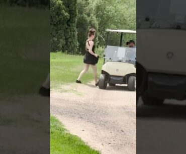 Rizzing the Cart Girl at the golf course