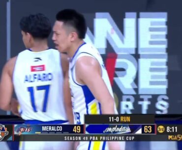 Magnolia GOES ON AN 11-0 RUN vs. Meralco in 3Q ‼️ | PBA Season 49 Philippine Cup